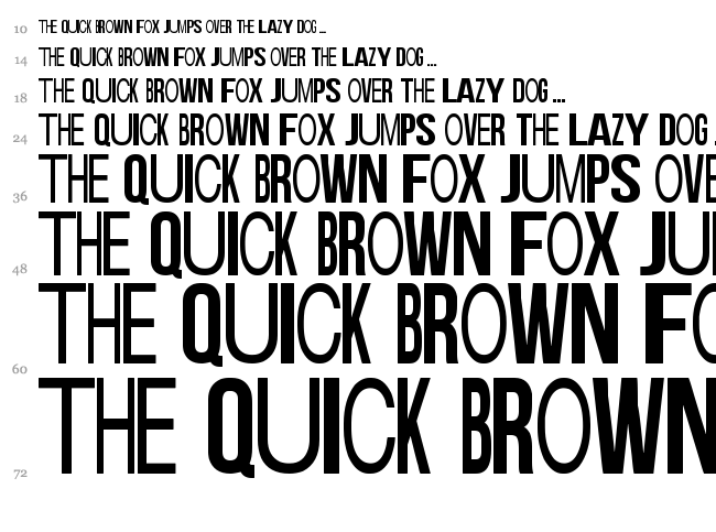 Board Contest font waterfall